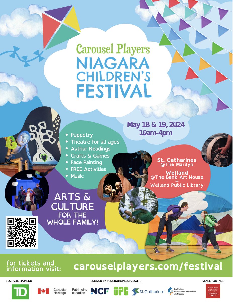 Niagara's 1st Annual Children's Festival. -Free activities for the family. With authors, Lana Button, Jennifer Maruno, Mireille Messier, and myself. Enjoy a theatrical show, or a storywalk! May 18th, 19-St. Catharines (Marilyn I Walker Building); Welland (Welland Public Library)