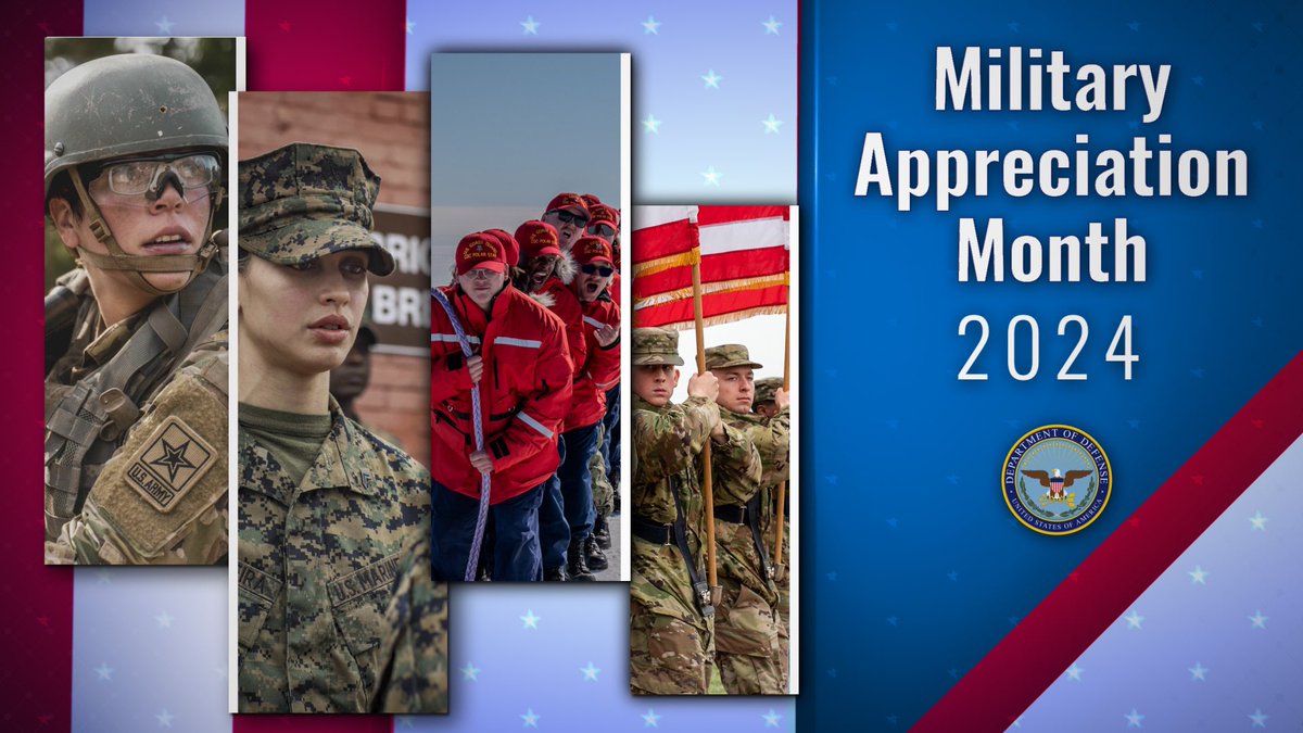 Each year in May, we celebrate National Military Appreciation Month. This month and every month, we recognize the service and sacrifice of our men and women in uniform, and the contributions of military spouses and families who serve alongside them.