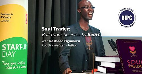 Join leading business coach <a href="/RasheedOgunlaru/">Rasheed Ogunlaru (no longer posting here)</a> for this inspiring <a href="/BIPC/">Business & IP Centre</a> workshop that focuses on harnessing ‘heart centred’ seven principles to build and enrich your business.

Soul Trader: Build your business by heart
Online 15 May 10:00 - 11:30
Book now: bipckent.org.uk/event/soul-tra…