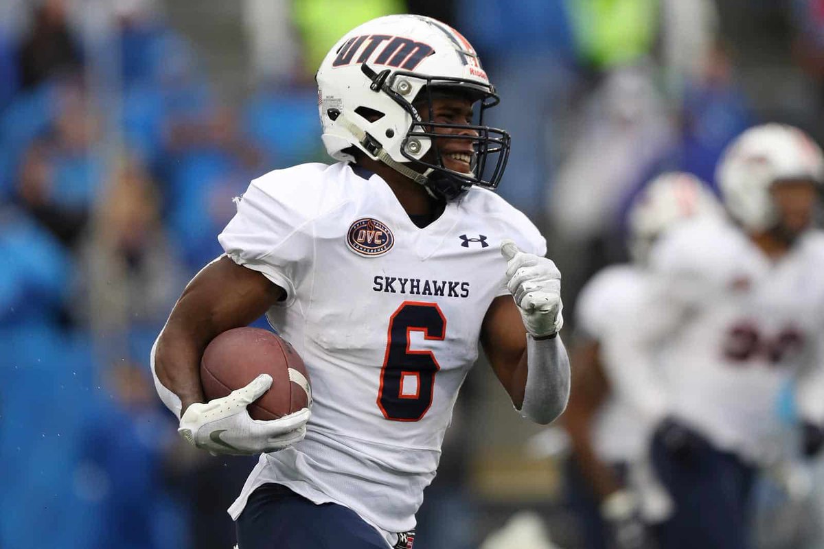 #AGTG After A Great Conversation With @coachTJ_UTM I’m Blessed To Say I Have Received An Offer From The University of Tennessee At Martin.@UTM_FOOTBALL @HuntleyAntonio @RussellEllingt4 @CoachTravv850 @CoachJohnson813 @On3Recruits @247Sports @GadsdenFootball