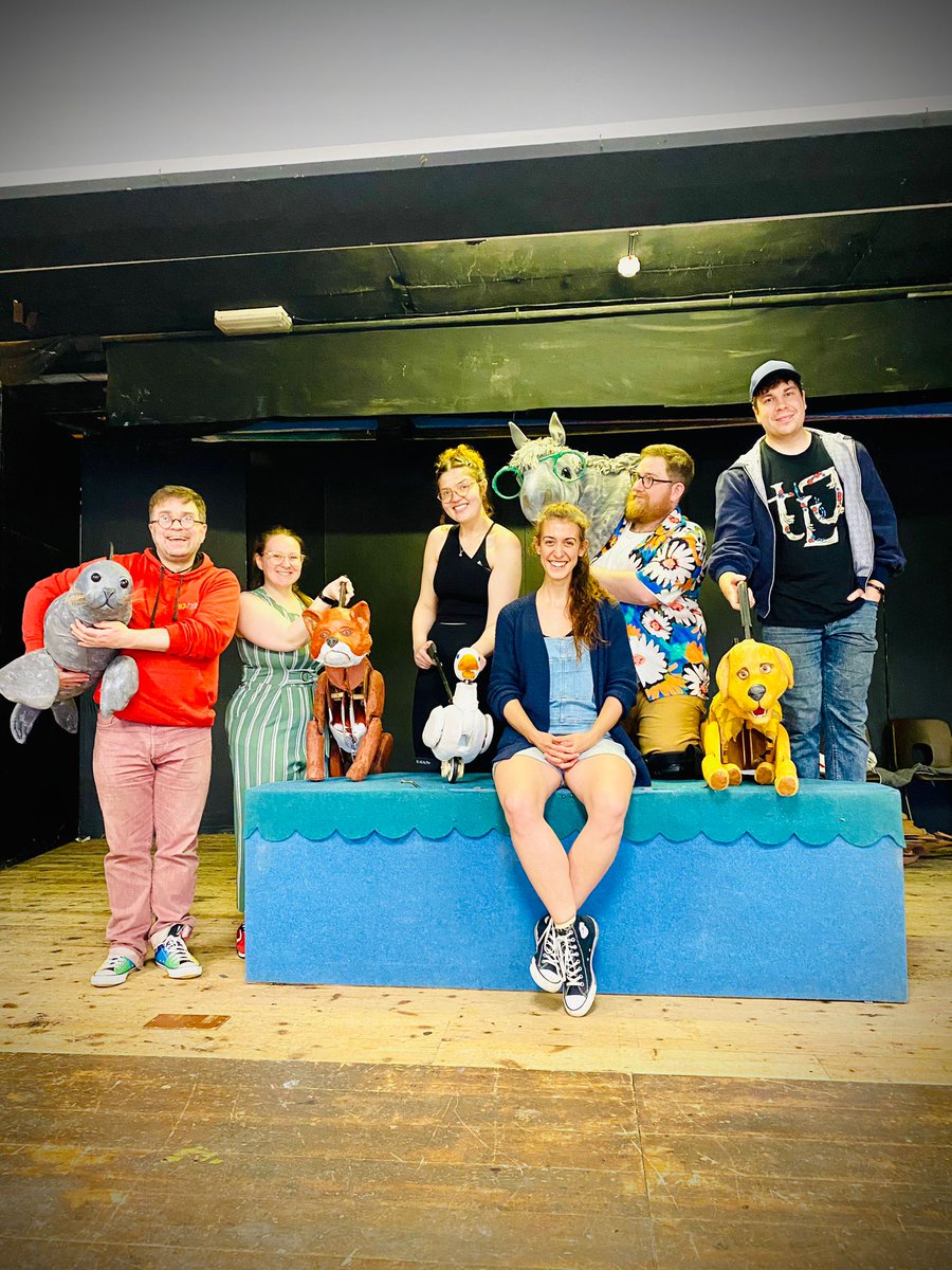 Great day working on puppetry for The Adventures of Doctor Dolittle with the ever-brilliant Jennie from Brave Biscuit Studios 💖 Looking forward to sharing this family-focussed title with audiences in just a few weeks: illyria.co.uk #theatre #puppets #actors