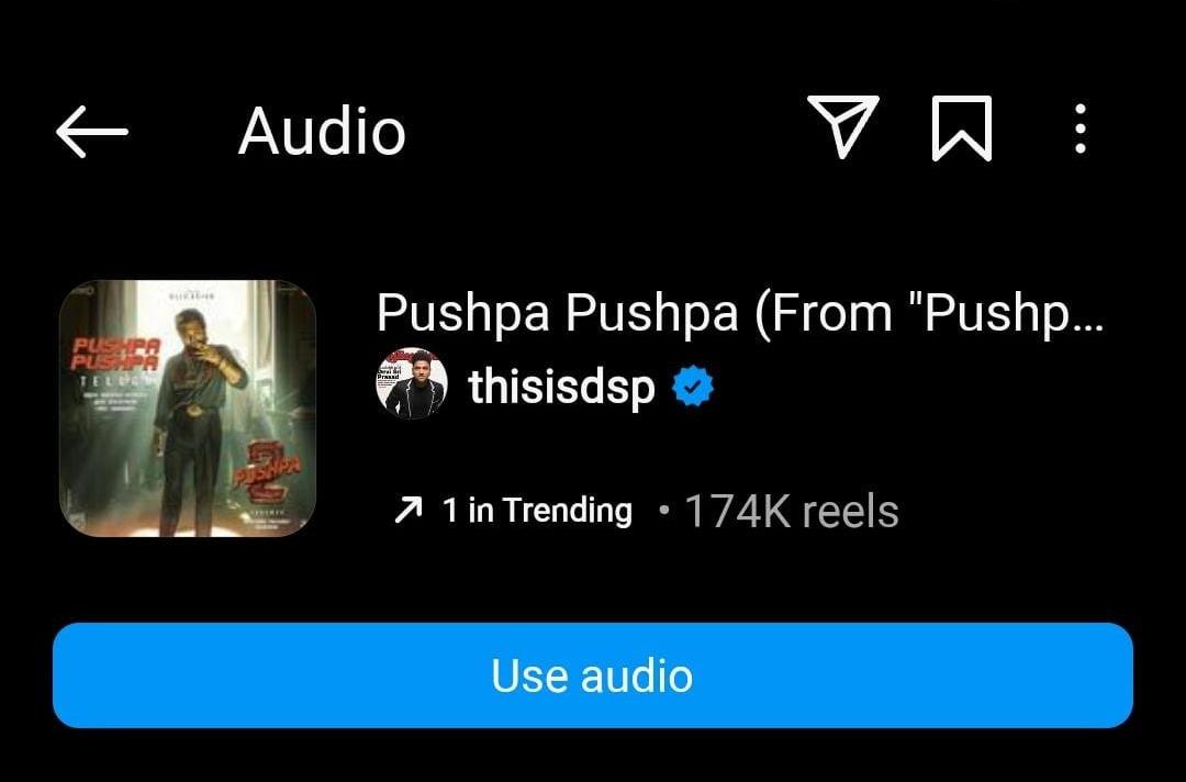 From feeds to reels, #PushpaPushpa's raj is everywhere! Joining the viral sensation! 💃🔝 #ReelTrend✨ #Pushpa2FirstSingle is trending all over on Instagram reels💥 🎶 bit.ly/PushpaPushpa A Rockstar @ThisIsDSP Musical 🎵 #Pushpa2TheRule Grand release worldwide on 15th…