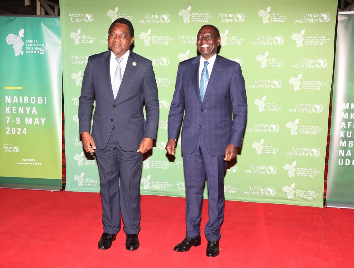 HHichilema's tweet photo. Enhancing our understanding of soil management cannot be understated. At #AFSH24 today, we noted that #Africa has the raw materials to produce fertiliser &amp; it’s our duty to ensure that this is done by prioritising local production &amp; boosting intra-Africa trade in the commodity.🌍 https://t.co/67NV9Y1HRr