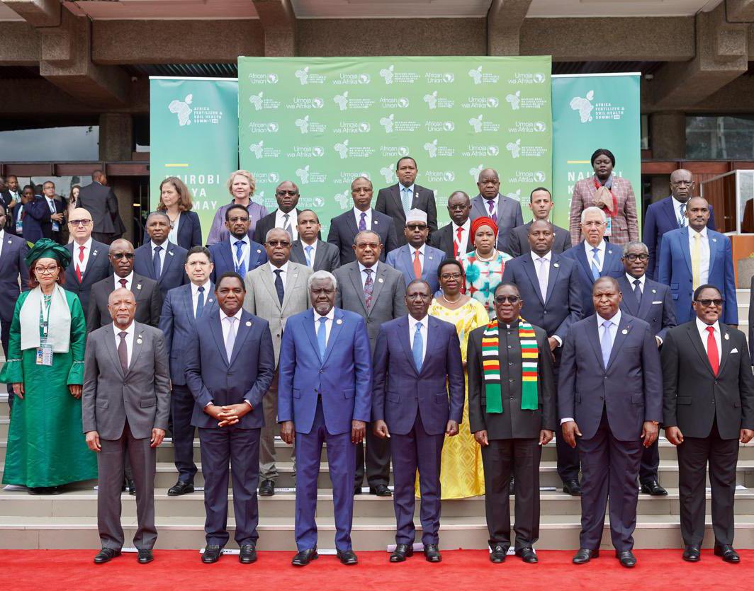 HHichilema's tweet photo. Enhancing our understanding of soil management cannot be understated. At #AFSH24 today, we noted that #Africa has the raw materials to produce fertiliser &amp; it’s our duty to ensure that this is done by prioritising local production &amp; boosting intra-Africa trade in the commodity.🌍 https://t.co/67NV9Y1HRr