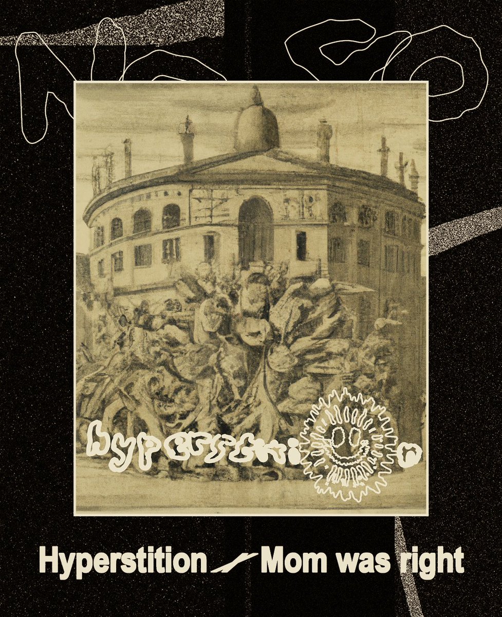 Hyperstition x Mom Was Right will close the night with a caressing and unforgiving one-hour set by cassiopeia x membrane x sionnach x dj mami See you all in the basement on 25 May... reserve your free ticket now! ywmp.org.uk/no80