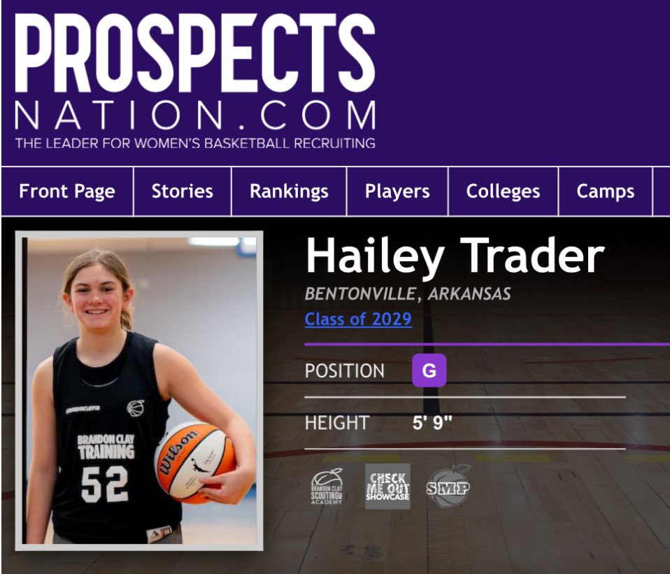 Brandon Clay Consulting Evals | #BClayConsulting | Powered by @bclayscouting New Eval via @ProspectsNation is on the way on ‘29 G Hailey Trader’s (AR) shot mechanics. Super talented young prospect. A lot of upside here. THE PROGRAM: peachstatebasketball.com/brandon-clay-c…