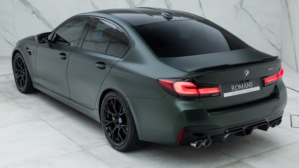 RomansCars's tweet image. Arguably the king of the super saloons the BMW M5 CS, presented here in Frozen Deep Green, is 4 door utopia.