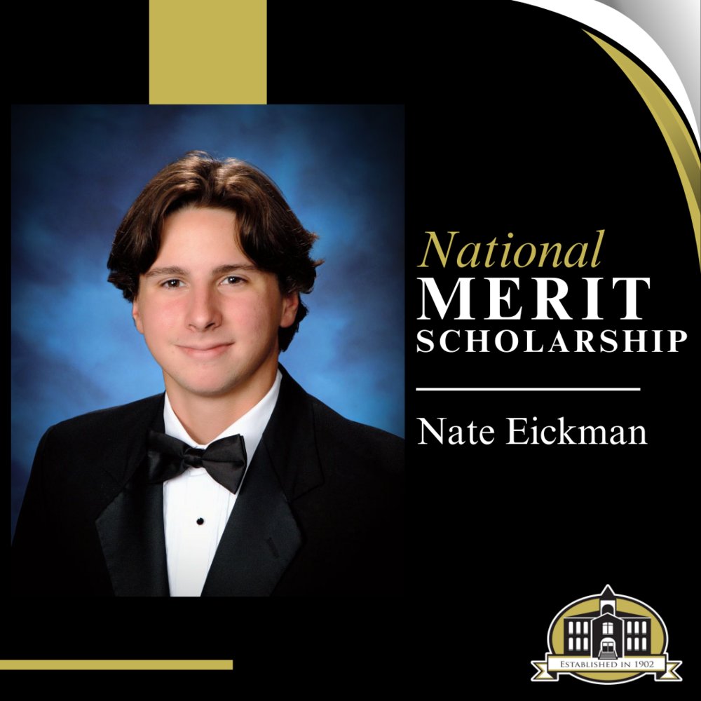 CHS Senior Nate Eickman Awarded Prestigious National Merit Scholarship #ExcellenceInAcademics calhounschools.org/article/159108…