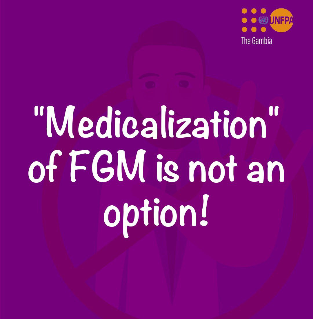 “FGM has no health benefits. It can lead to immediate health risks, as well as long-term complications. Health workers should never be involved in the practice of FGM” ~Dr Taiwo Oyelade, Medical Officer - Gender, Equity and Human Rights, WHO Regional Office for Africa)