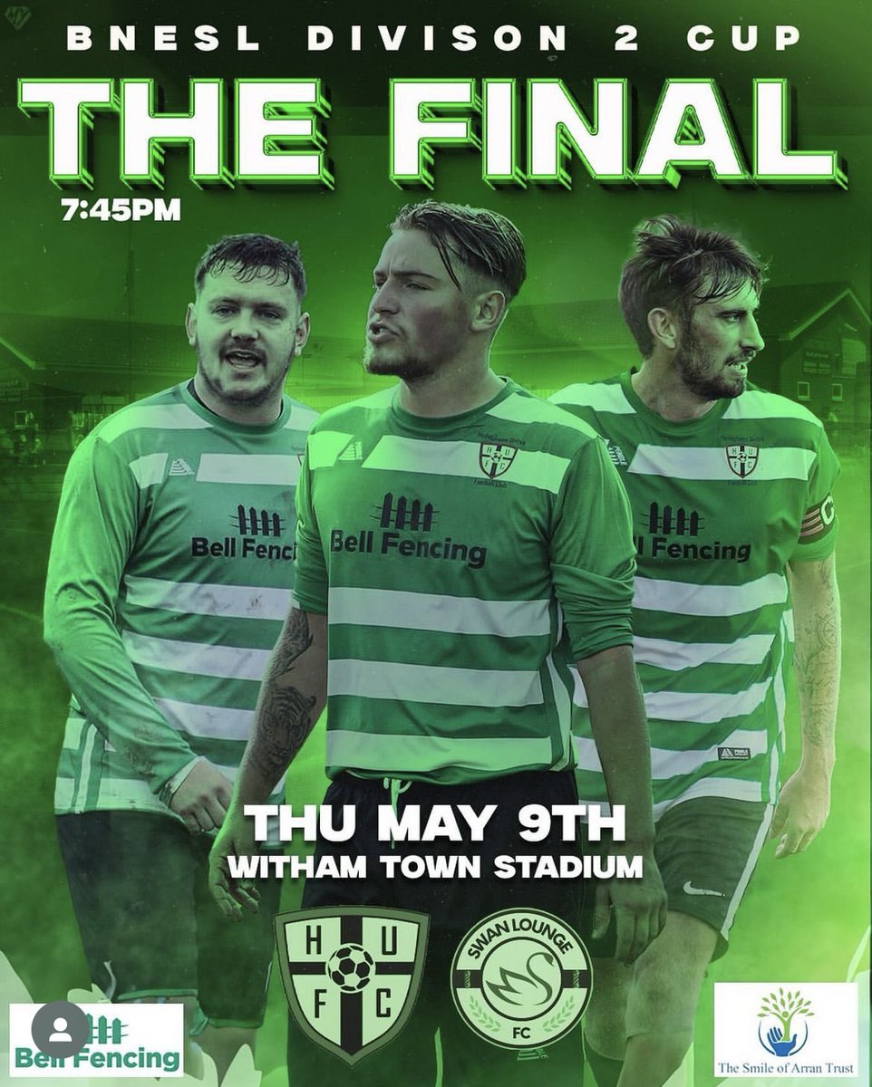 Hedinghams United FC (@hedinghamsutdfc) on Twitter photo CUP FINAL DAY!
First team:
๐<a href="/BradfieldRFC/">Bradfield Rovers FC</a>
๐กMemorial Lane
๐ข7:45 KO
๐Tommy Thompson Cup
HUFC Sundays:
๐<a href="/swanloungefc/">Swan Lounge Fc</a>
๐กWitham Town FC
๐ข7:45 KO
๐BNESL Div 2 Cup
Best of luck to both teams! ๐
#hedingham #hedinghamsunited #hufc #esbl #bnesl #nonleague CUP FINAL DAY!
First team:
๐<a href="/BradfieldRFC/">Bradfield Rovers FC</a>
๐กMemorial Lane
๐ข7:45 KO
๐Tommy Thompson Cup
HUFC Sundays:
๐<a href="/swanloungefc/">Swan Lounge Fc</a>
๐กWitham Town FC
๐ข7:45 KO
๐BNESL Div 2 Cup
Best of luck to both teams! ๐
#hedingham #hedinghamsunited #hufc #esbl #bnesl #nonleague