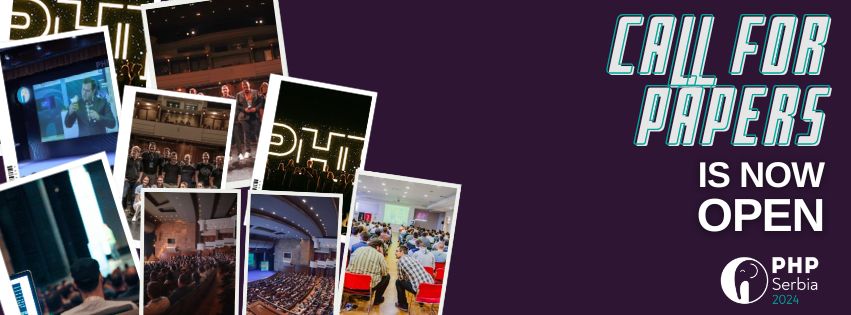 🎉 We're thrilled to announce that the PHP Serbia 2024 Call For Papers is officially open!🎙️ Prepare your ideas and apply to share them with our audience! 📝

2024.phpsrbija.rs/cfp

Applications are open until June 9th❗️

#phpserbia2024 #belgrade #phpsrbija #phpsrb #cfp