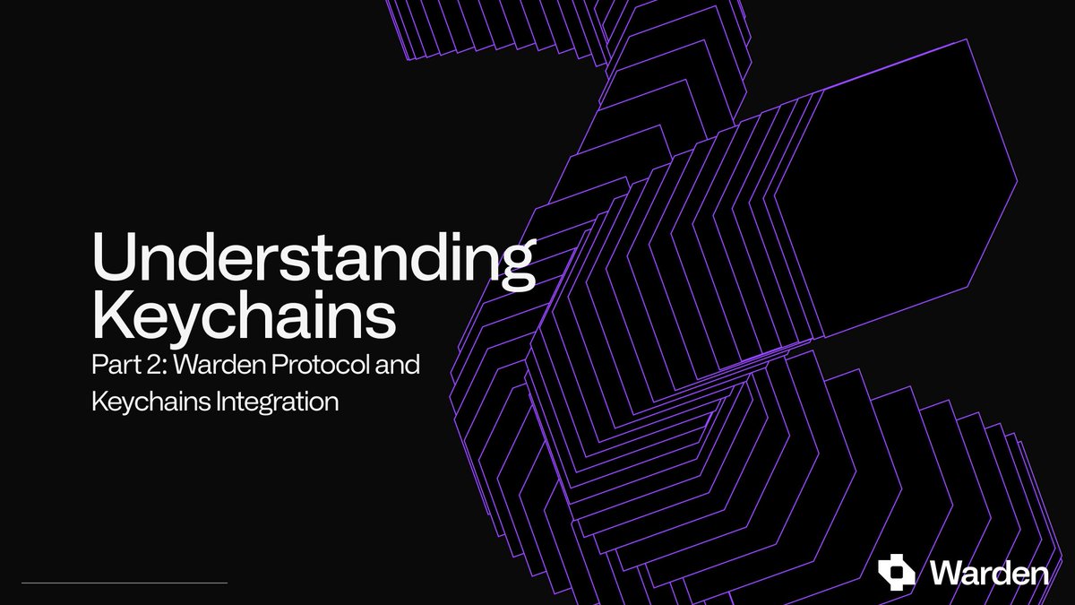 wardenprotocol's tweet image. Understanding Keychains: Part 2🔐
Explore how Warden Protocol's Keychains enhance blockchain security by offering customized key management solutions and dmultisig setups, to ensure your digital assets are safe, no matter what.  
🔗Read more: wardenprotocol.org/blog/understan…