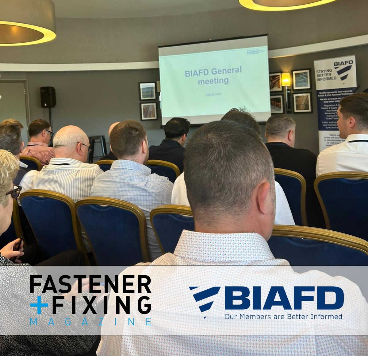 FastenerFixing's tweet image. A record breaking attendance at @BIAFDuk to find out more about CBAM, Russian sanctions, HSE enforcement and the latest news at EFDA. #fasteners #fixings #EFDA #fastenerindustry #BIAFD