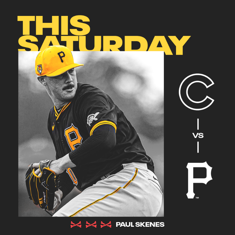 Pirates's tweet photo. See yinz then.
