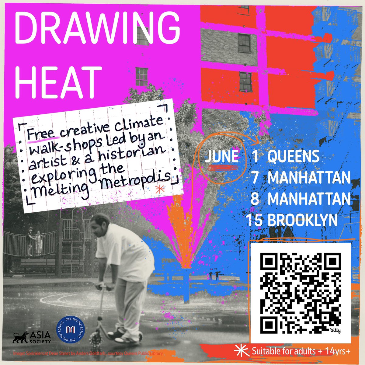New York based? Interested in climate? history? art? Come on a free ‘Drawing Heat’ walk with @MeltingMetrop this June! Explore embodied histories of urban heat islands through experimental mark-making & urban history. No art / history background needed! meltingmetropolis.com/upcoming-events