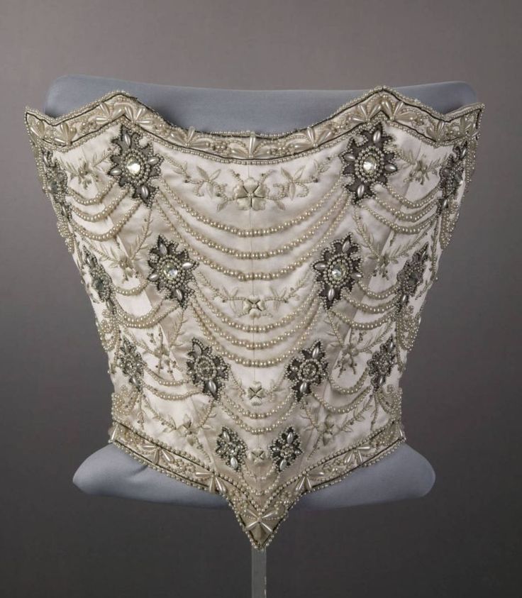 This 1896 wedding bodice is all kinds of #frockingfabulous. #fashionhistory via Chicago History Museum.