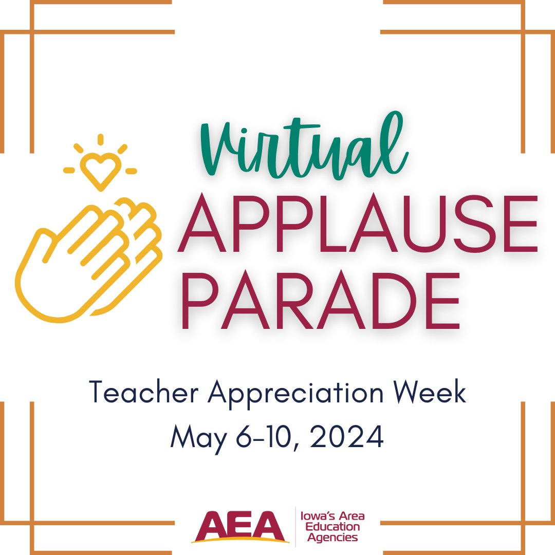 This Teacher Appreciation Week, we're sending a big shoutout to all the amazing teachers who go above and beyond for their students. Your dedication and impact are truly appreciated! 👏👏👏 #ThankATeacher #TeacherAppreciationWeek #iaedchat