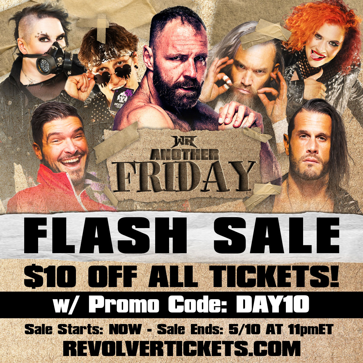[ FLASH SALE ] $10 OFF - ALL 5/17 #RevolverFRIDAY Tickets! w/ Promo Code: DAY10 (Sale Starts: NOW - Sale Ends 5/10 at 11pmET) RevolverTickets.com