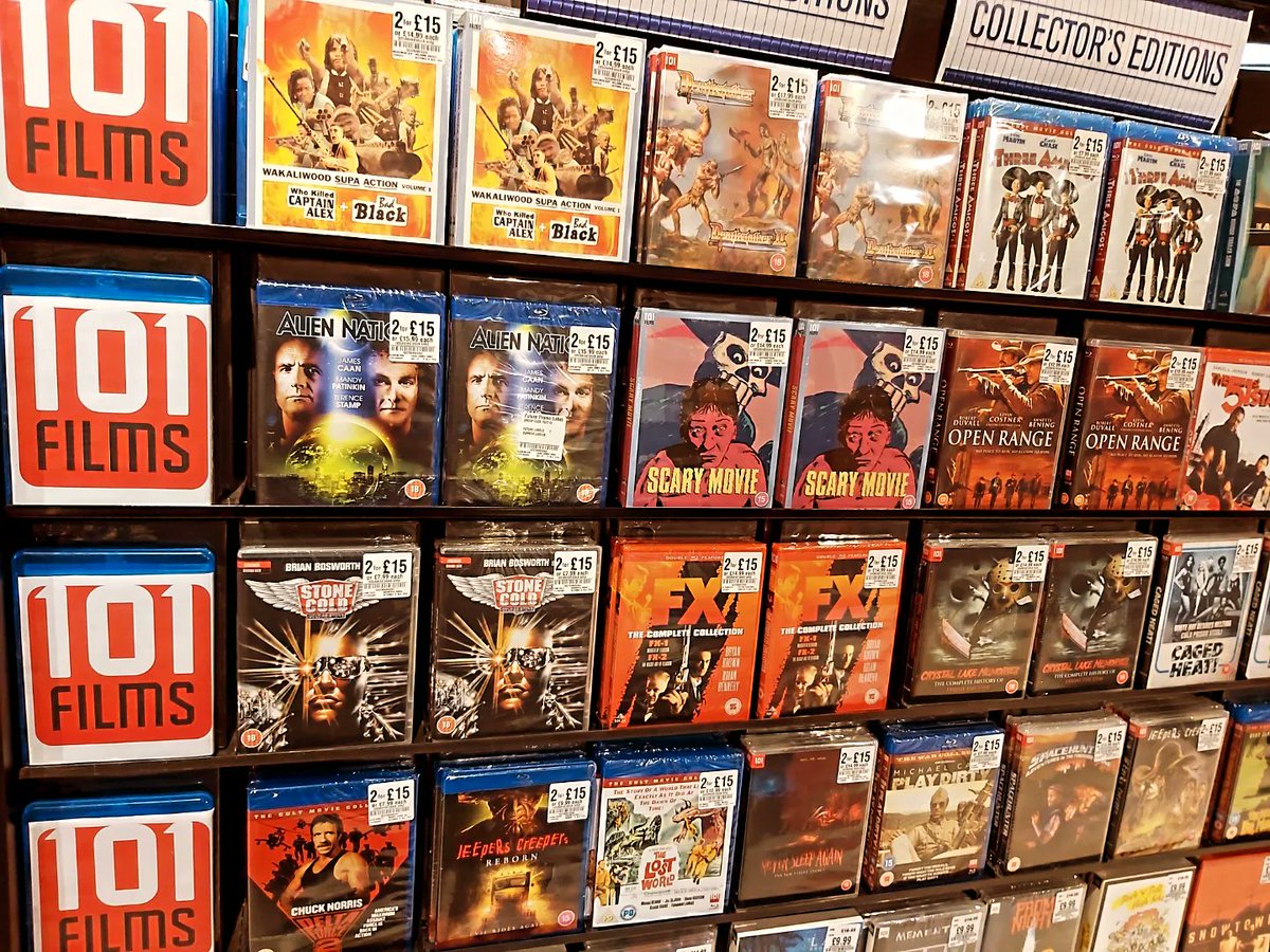 hmvIpswich's tweet image. Our new collectors offer started this week. Get 2 selected red 101 Film titles for £15 &amp;amp; selected black 101 Film titles are reduced in price 
#101Films 
#101FilmsRedLabel 
#101FilmBlackLabel 
#collectors 
#BluRay
