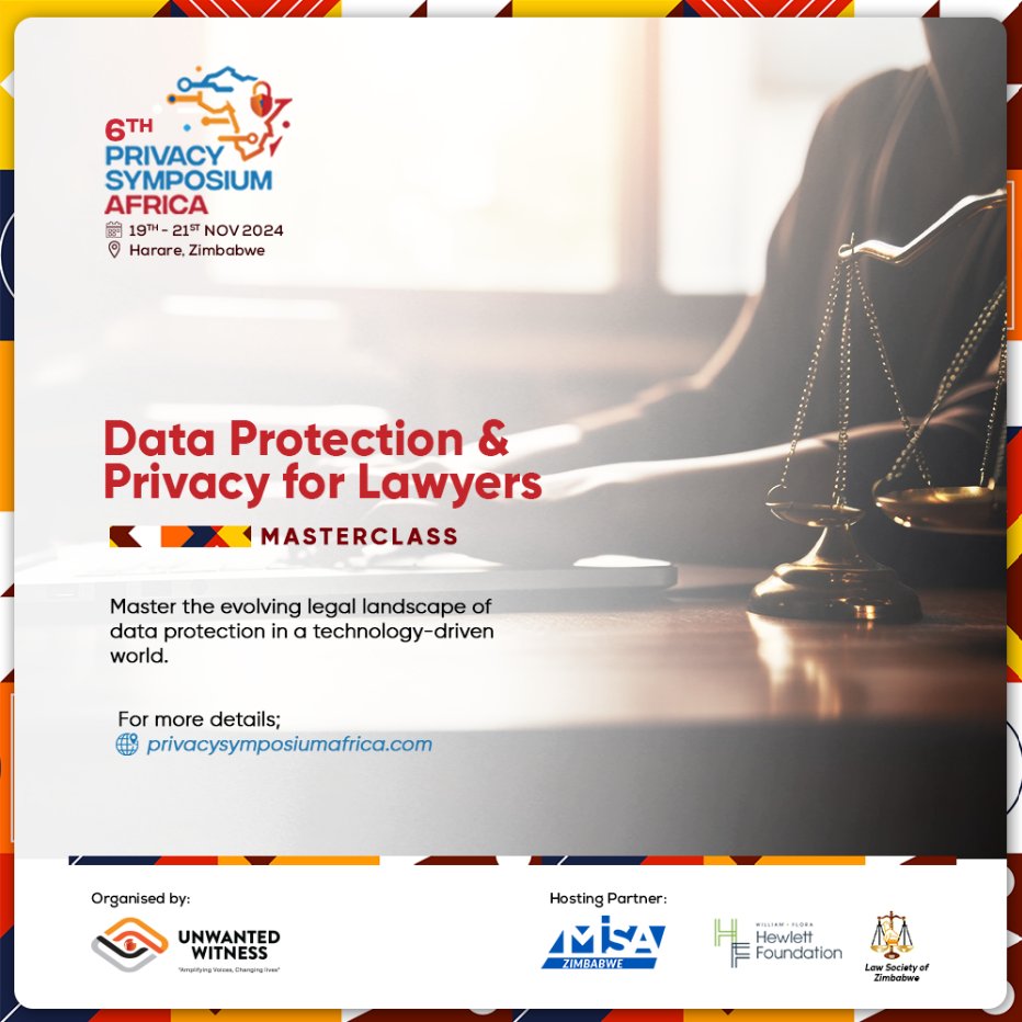 Calling all lawyers! 📣 Delve into the intricacies of data protection with our tailored master class by the 6th PSA. Gain insights into the nexus of law, technology, and society to navigate the evolving landscape. Secure your spot now privacysymposiumafrica.com