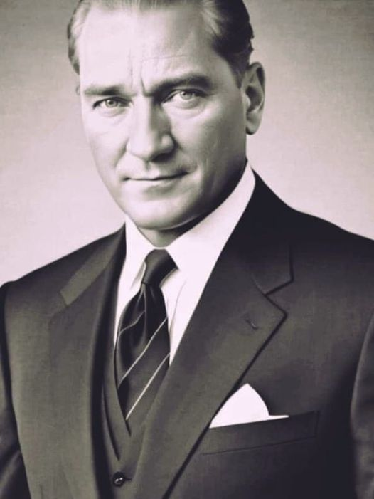 Başbuğ,
Başkomutan,
Cumhurbaşkanı,
Dünyanın En Büyük
Devrimcisi ve Lideri
Mustafa Kemal  Atatürk..
'NE MUTLU TÜRKÜM DİYENE..'🇹🇷