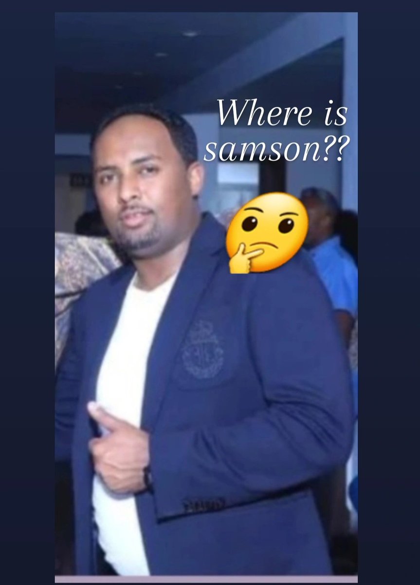 Dear @MikeHammerUSA,
Pls, it has been more than 2 years since our brother #Samsonke was abducted and illegally hidden in Nairobi 🇰🇪 just because he is a #Tigrayan. Therefore, we respectfully ask the Kenyan government to ask where he is. @WilliamsRuto @DCI_Kenya 
#Justice4SamsonKE