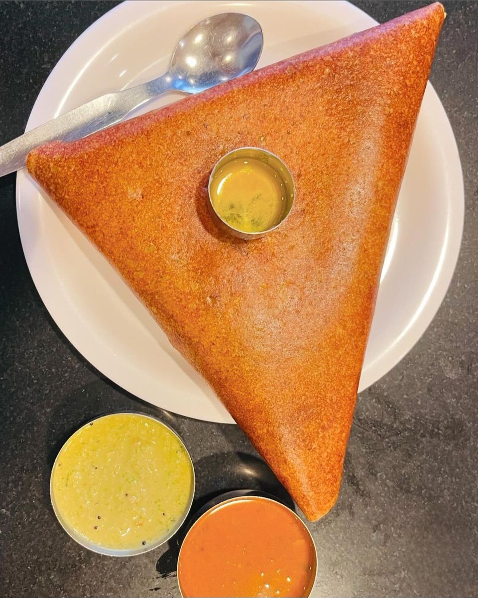 Wat an amazing lunch today ghee roast version ..
This has to be one of the most fav triangles of the world ... 
#Foodies #Foodie #theme_pic_india_foodies #foodlover