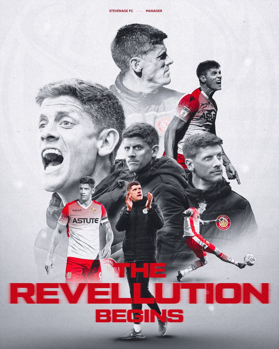 StevenageFC's tweet image. The Revellution begins.