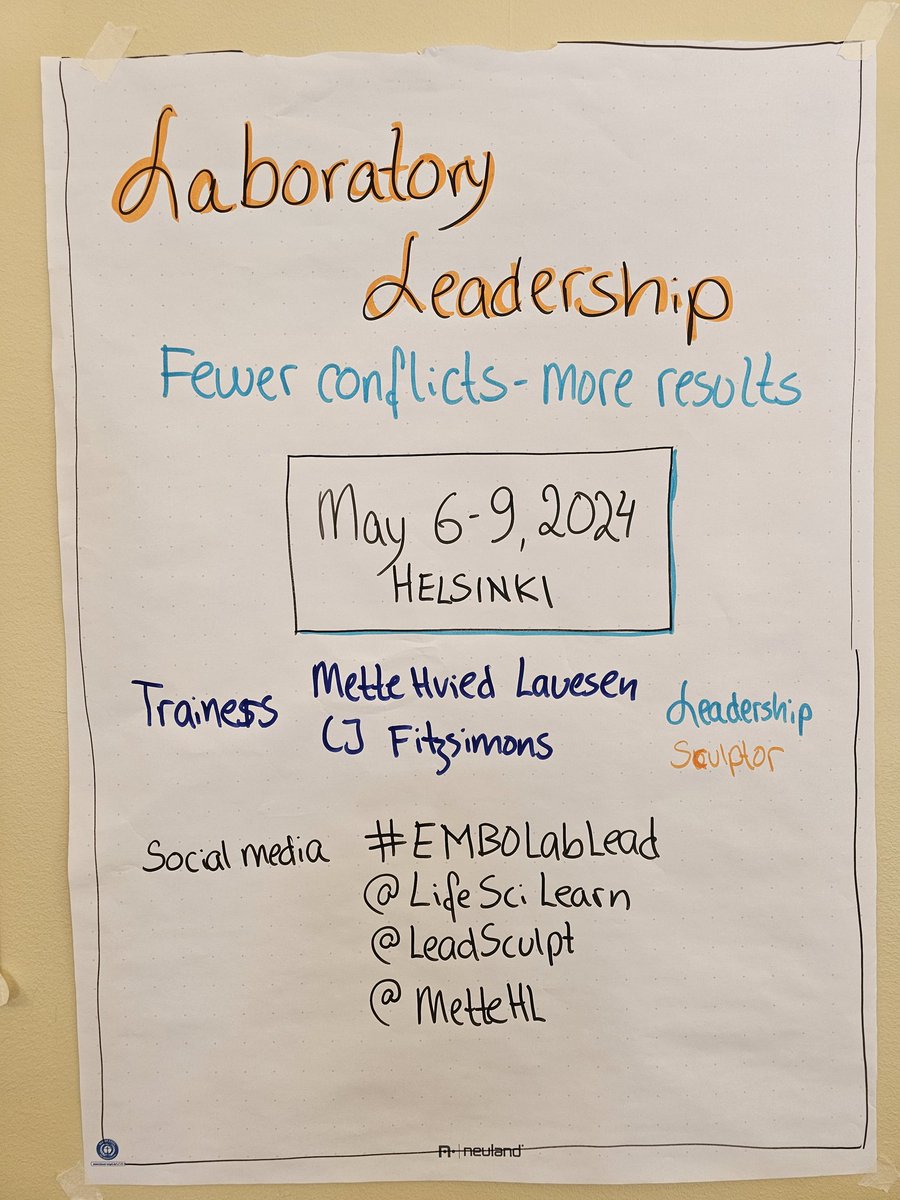 Kudos to all concerned: Even on a national holiday, everyone participated fully. Thanks to @MetteHL for guiding us through the process! 😊 #EMBOLabLead @LifeSciLearn