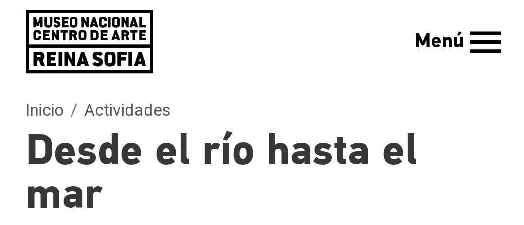 El @museoreinasofia alberga un ciclo de actividades llamando a la aniquilación de Israel.