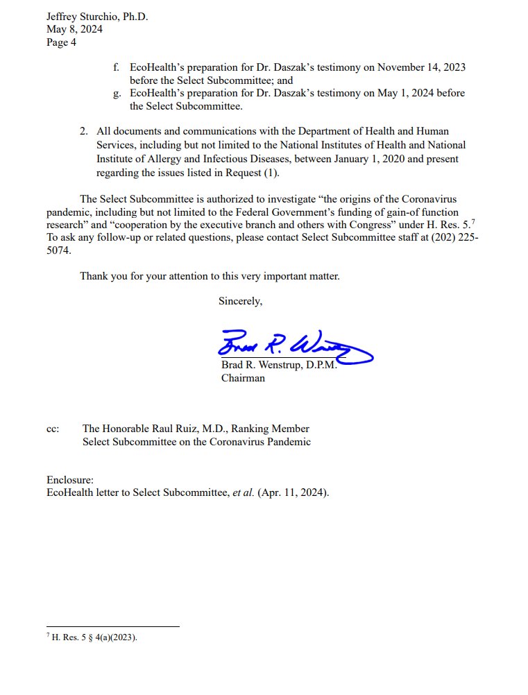 🚨🚨🚨

NEW emails suggest that EcoHealth Alliance President Dr. Peter Daszak intentionally obstructed @COVIDSelect's investigation into his use of U.S. taxpayer dollars to fund dangerous gain-of-function research in China.

Did he employ his publicist to help?👇