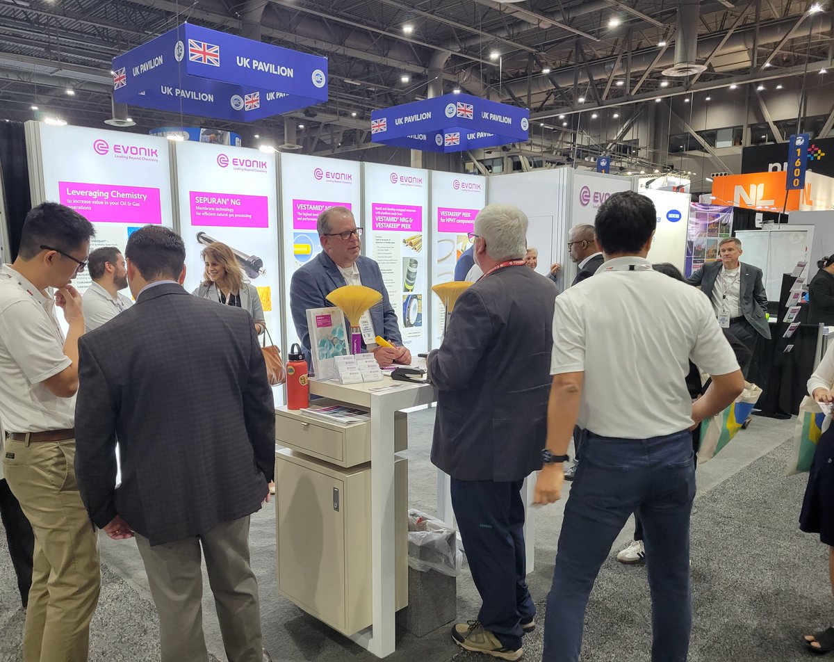 Today is the last day of OTC , come by and see us at booth #1555.  Evonik team members from High Performance Polymers, Membranes, Care Solutions and Crosslinkers will be there!