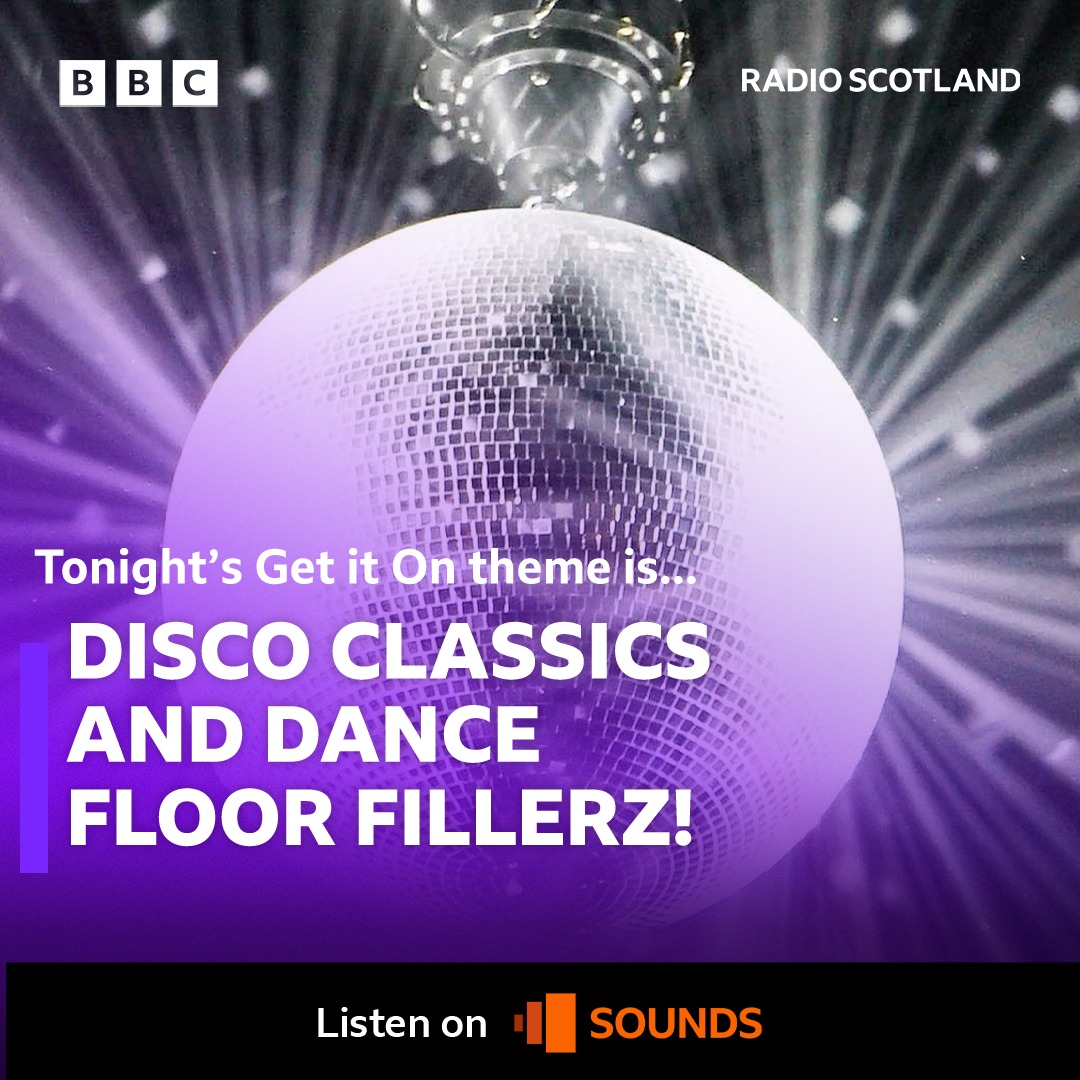 Tonight on #BBCGetItOn we’re heading into the weekend with our flares, our platforms and some neon colours on as we enjoy a night on the dancefloor! 🕺🪩

It's Disco classics and guaranteed floor fillerz 👇