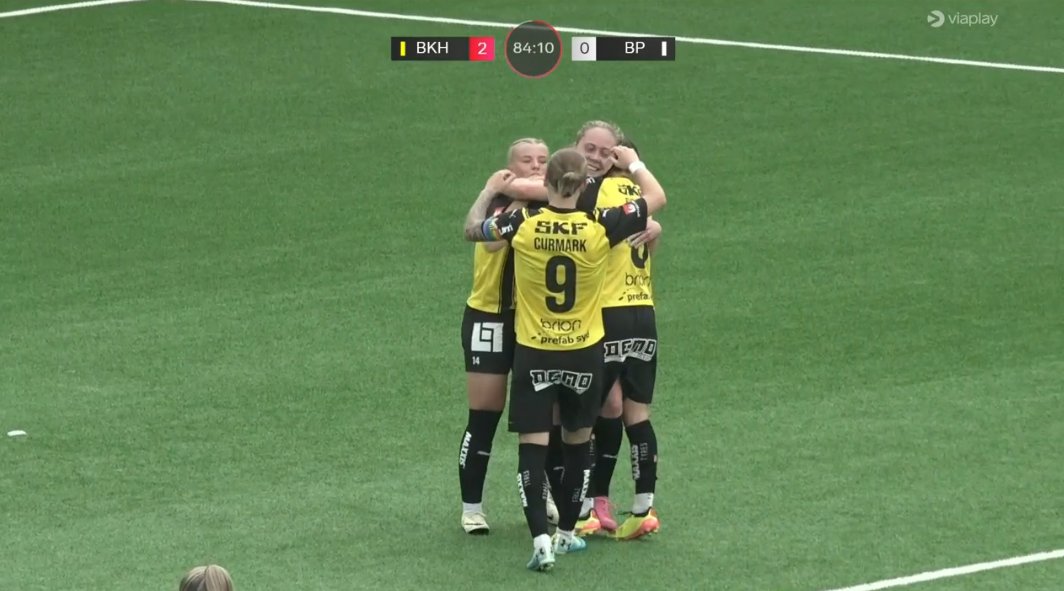 Alice Bergström scored both goals as Häcken beat Brommapojkarna 2-0. #BKHIBP