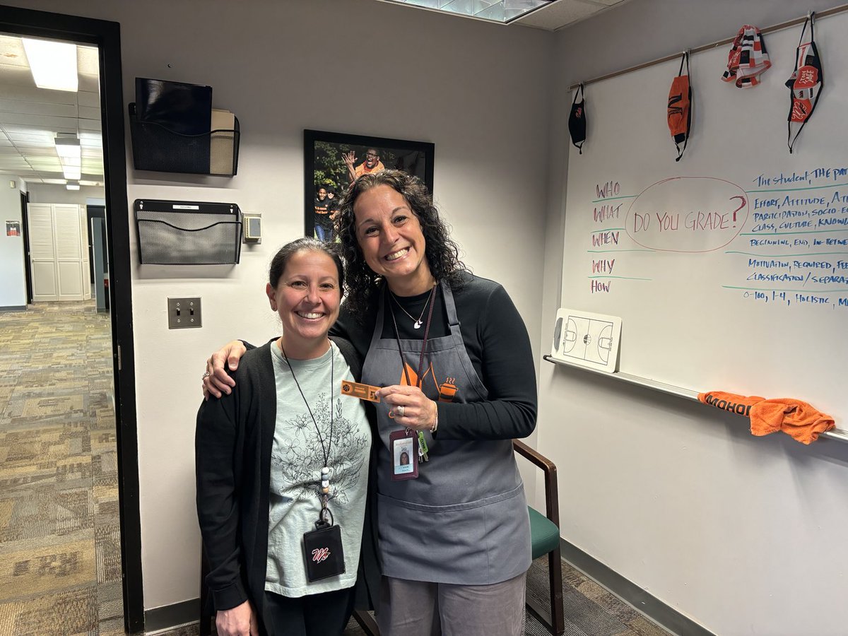 The second ORANGE ticket has been claimed! Congrats to these two champions, Ms. Scalise and Ms. Restifo! 👀 🎟️ 🏆 ⁦@MohonCSD⁩ ⁦@mrkarandy⁩ ⁦@MohonHS⁩