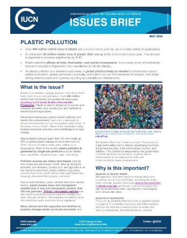 New @IUCN Issues Brief - Plastic Pollution affects affects all land, freshwater & marine ecosystems.

Updated with new science for those working toward a plastic-free world #plasticstreaty
iucn.org/resources/issu… 
@IucnOcean @IUCN_Water @IUCNAsia @IucnE @IUCN_PA @IUCN_Gender @AP