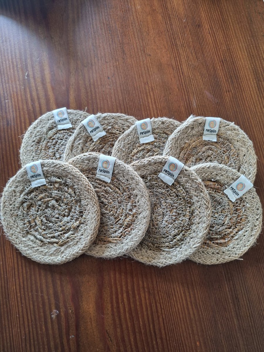 Love my new jute and seagrass natural coasters ❤️ Thanks @babipur 

#babipur #postyourpost #jute #seagrass #coasters