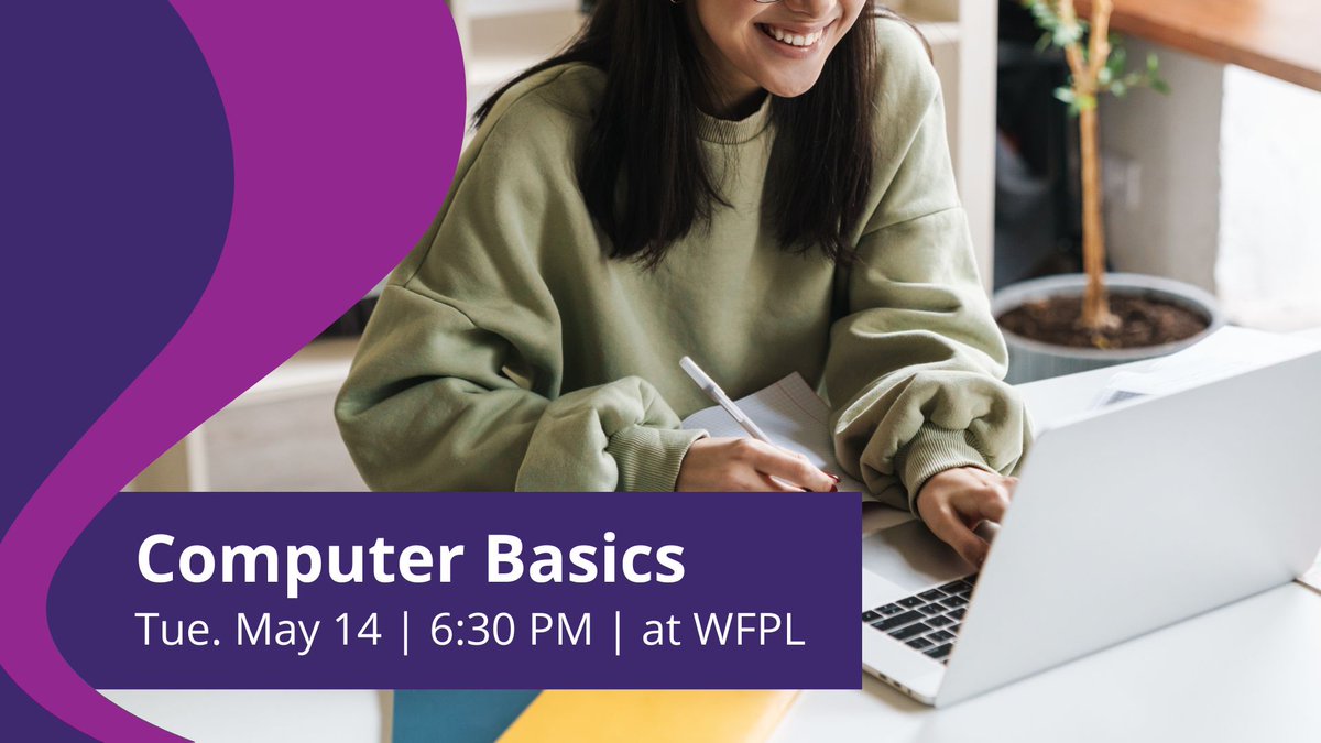 Do you or does someone you know need help using a computer? 🖥️ . COMPUTER BASICS TUE. MAY 14 | 6:30 PM . GOOGLE SHEETS & DOCS (Word processing and spreadsheets) WED. MAY 15 | 6:30 PM . To sign up, call the Library or visit watertownlib.org/events