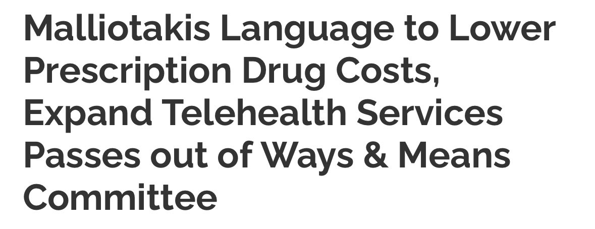 When it comes to PBMs, there’s little to no transparency on their practices, and they’re making a lot of money by charging inflated prices for medicine, crushing ‘mom & pop’ pharmacies & pocketing the profits. I’m pleased to see @WaysandMeansGOP pass our commonsense language so…