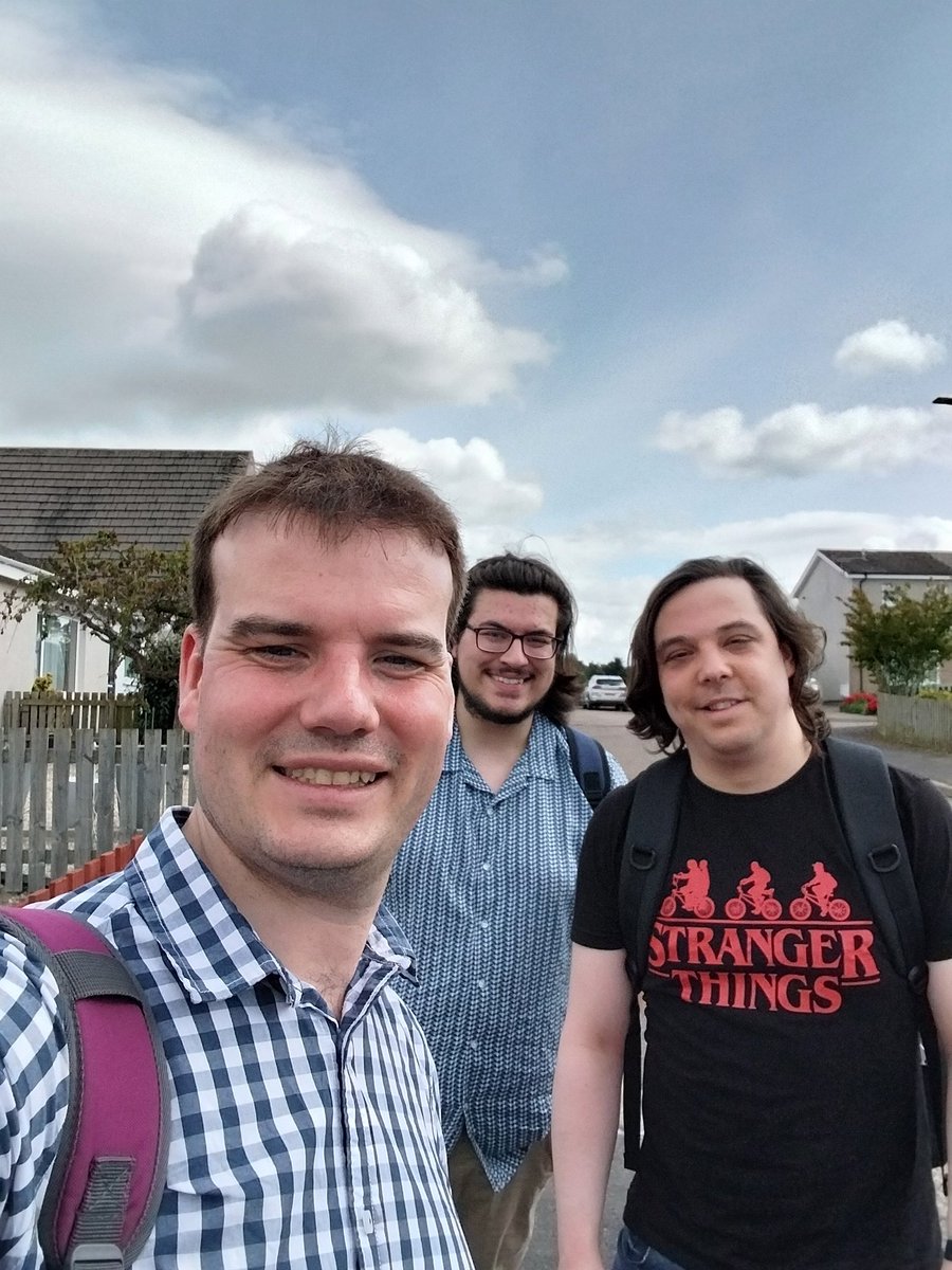 Perfect weather for leafletting and speaking to residents in Forres.  #labourdoorstep