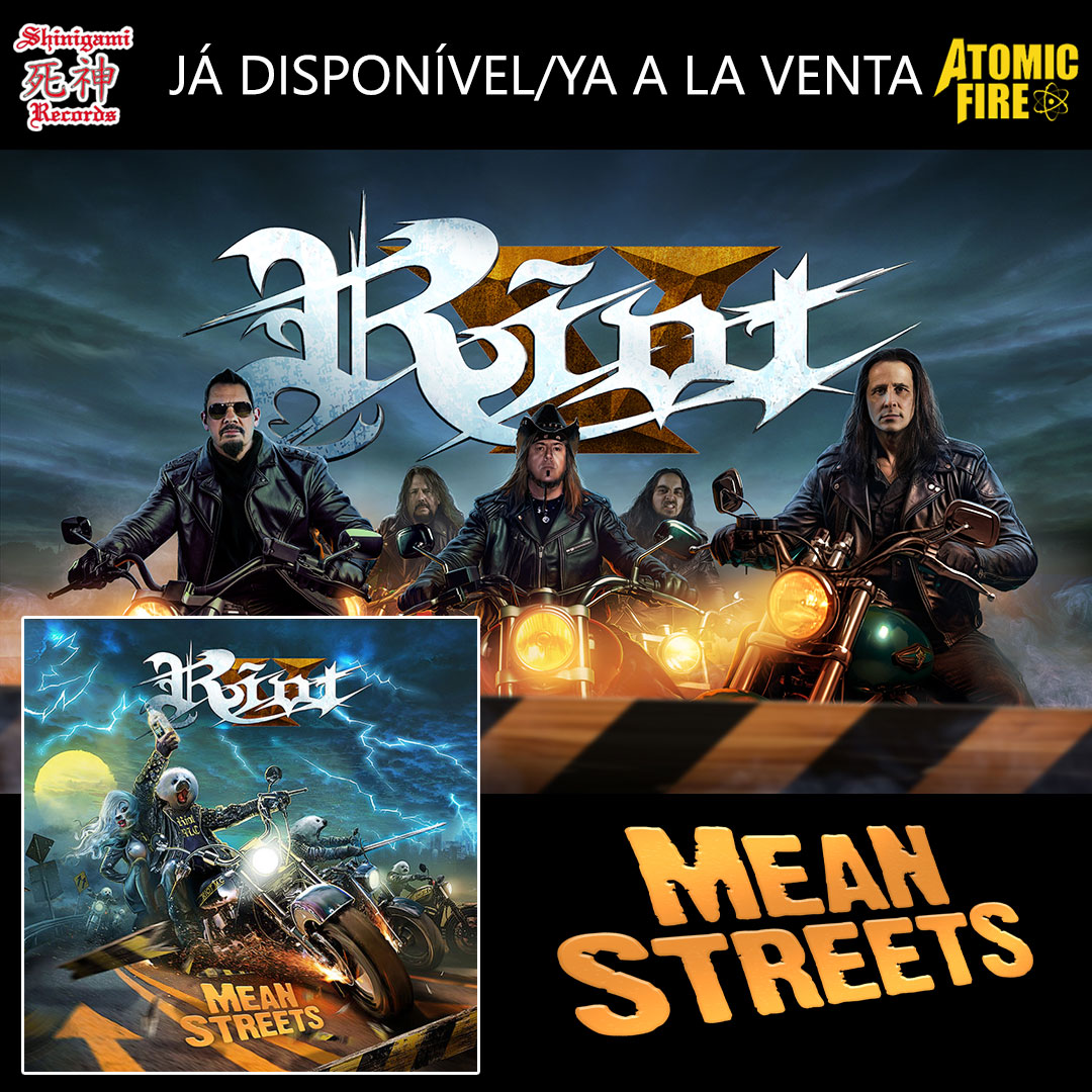 #RiotV: Já à venda #MeanStreets, novo álbum das lendas americanas do #HeavyMetal

RIOT (V): Ya a la venta 'MEAN STREETS', nuevo álbum de las leyendas estadounidenses del HEAVY METAL

shinigamirecords.com.br

#ShinigamiRecords #AtomicFireRecords