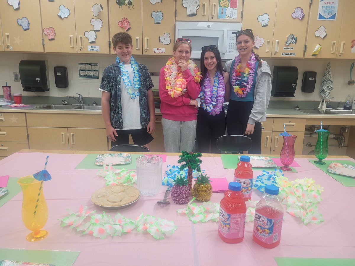 What a hap-PIE way to start the day!🥧 <a href="/CroneSchool/">Crone</a> 8th grade FACS students hosted a fun (and delicious!) PIE Party.