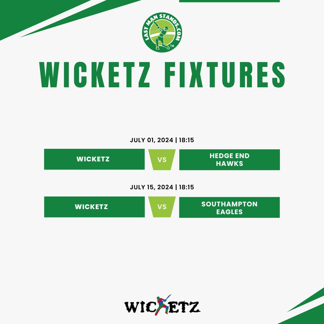 Our Wicketz Southampton team kick started their @LastManStands campaign last night 🏆 This is the first year the team has entered into the Southampton League and it is an incredibly exciting opportunity which offers regular adult cricket 🤩 Come down and support the team 🙌