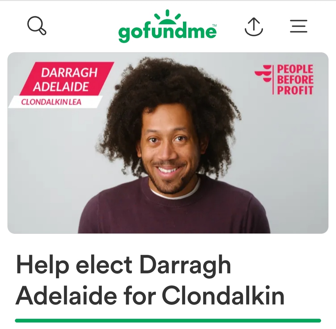 Just spotted this Mange ridden Hairy lefty Looper is gifting on #GoFundMe & of course running for Neanderthals Before profit