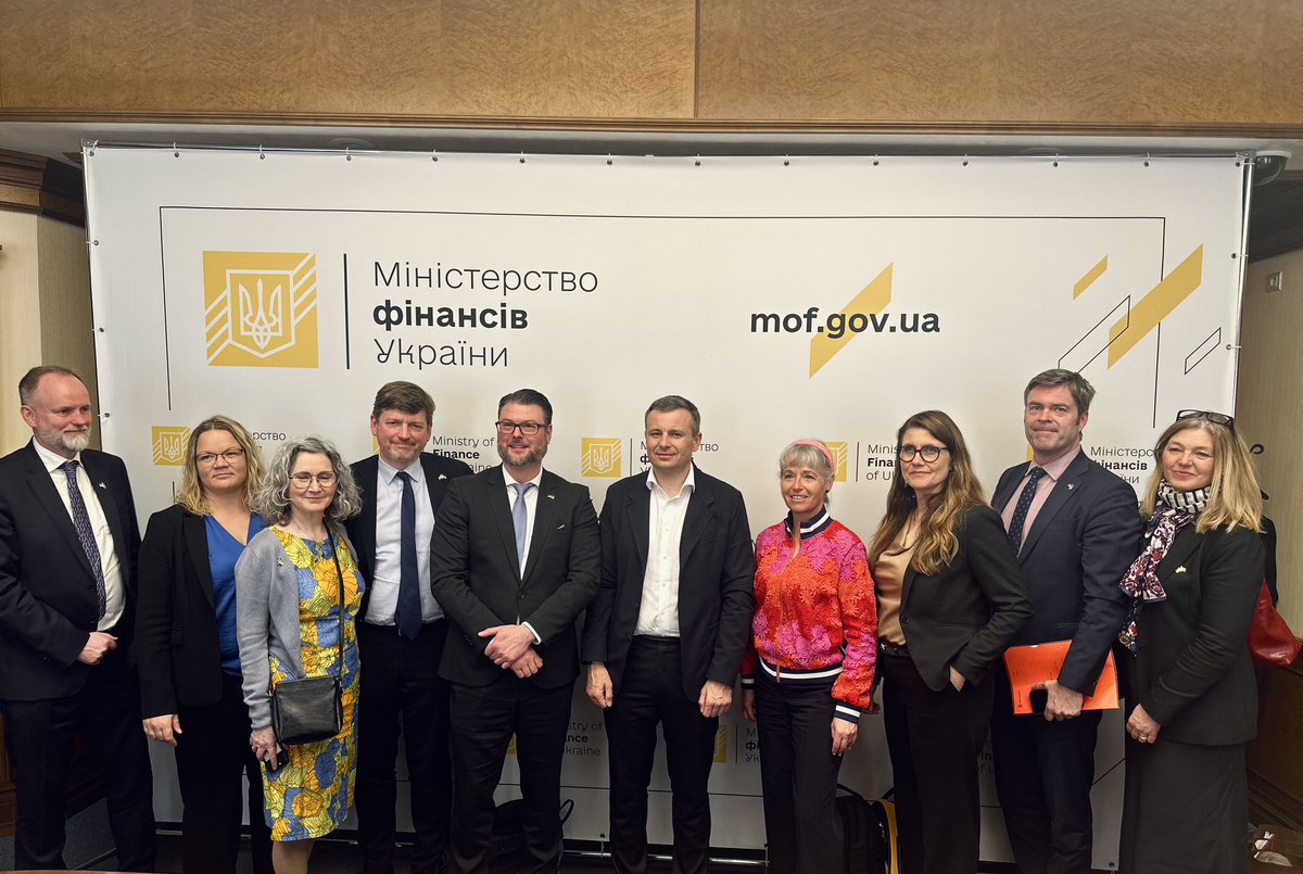 🇺🇦🇸🇪 Minister of Finance @SergiiMarchenk3 held a working meeting with Swedish MPs to discuss Ukraine's need for external financing s in 2024 and beyond, as well as the use of russian sovereign assets. 🔗 Details at the link: surl.li/todqd