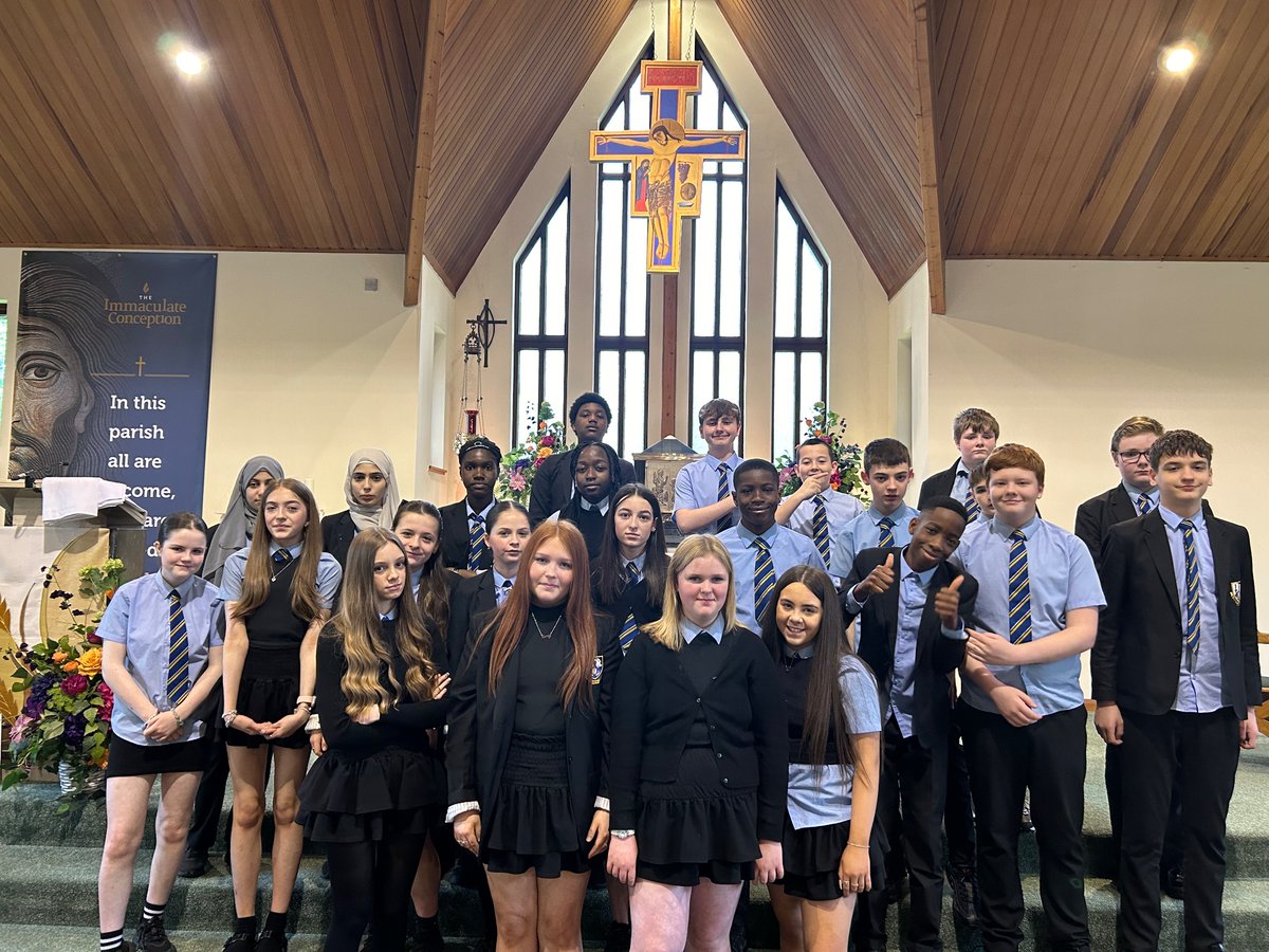 Ascension Thursday Mass followed by the warm welcome at The Immaculate Conception Thank you to @JimLawl00738686 and all of the volunteers at the parish ⛪️ @johnpaulacademy LOVE. INCLUSION. FAITH.EXCELLENCE 🩵