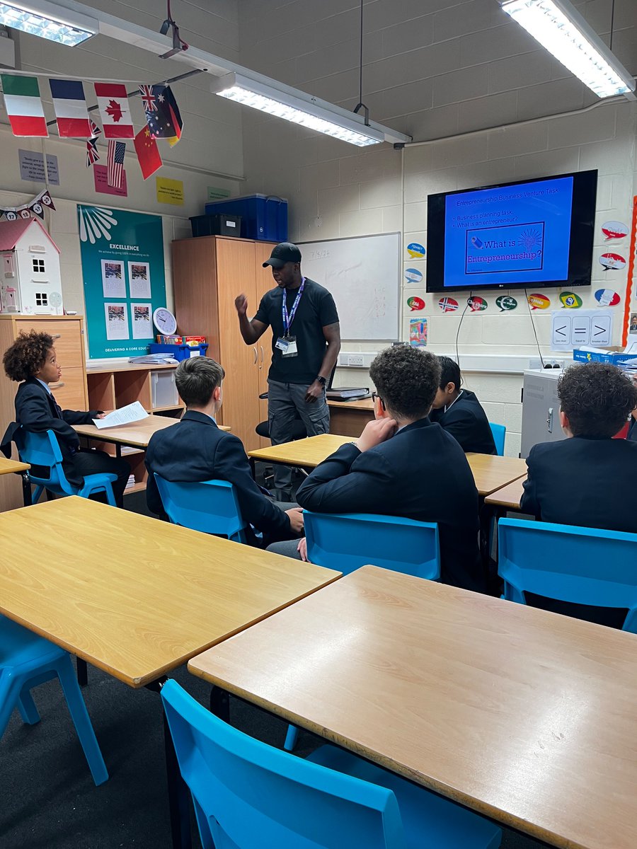 Great day at @COREArenaAcad with our Year 7 class. We explored marketing, teamwork, presentation skills and more… Great session. @COREeducate