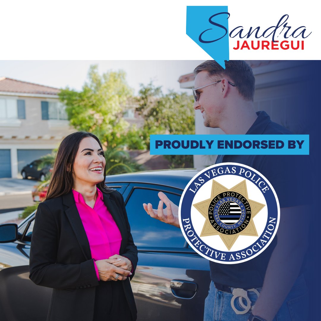 I work every day to make our communities and families safer. I'm proud to be endorsed by @LVPPA for my work and for reelection. #NVLEG