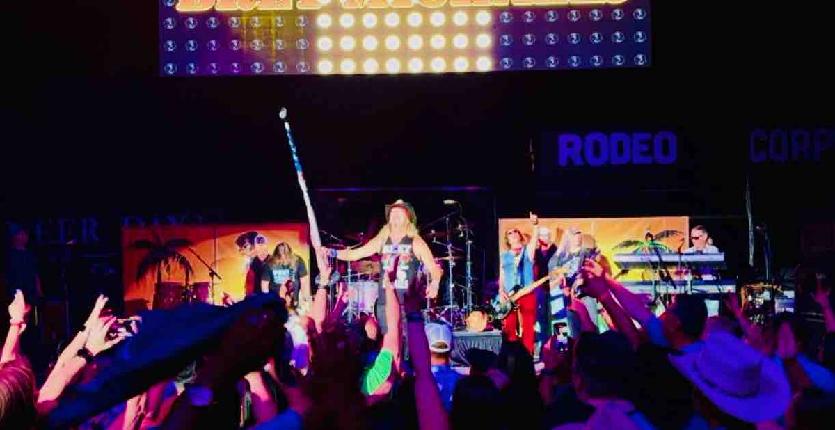 Bret Michaels rocks the Corpus Christi Rodeo and made a significant donation to the local children’s academic scholarship plays. All killer hits, no filler with one of the biggest high energy shows to hit the rodeo. #PartiGras