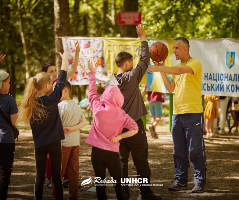@ROKADA_CF with the financial support @UNHCRUkraine opened a multifunctional playground in the forest for internally displaced persons☀️ Children will be able to have fun on the play structures and do sports in the fresh air! #Rokada #RokadaUA #Рокада